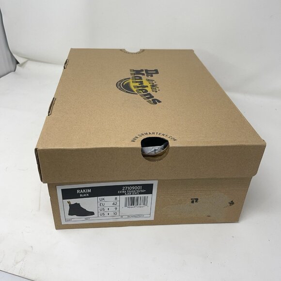 Dr. Martens Unisex Rakim Fashion Boot, Black Extra Tough 9 US Men 10 US Women - Picture 14 of 14